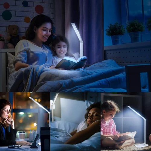MACHTECH DESK LAMP - 5 MODES - RÉGLABLE - PROTECTION DES YEUX - CONTRÔLEER - USB 3.0 - USB TYPE-C