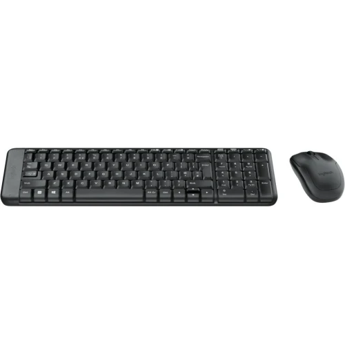 Logitech MK220 Clavier Souris Sans Fil  Ensemble  USB - NOIR