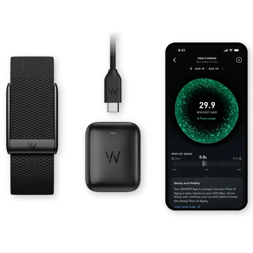 WHOOP PEAK 5.0 SENSOR 2 - SMARTWATCH ULTRA HEALTH TRACKING 24/7 - ÉTANCHE - BLUETOOTH - APP - BLACK