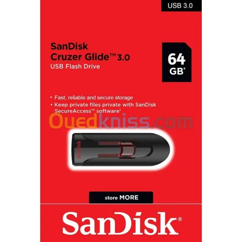 SanDisk Cruzer Glide 64GB 3.0 USB Flash Drive