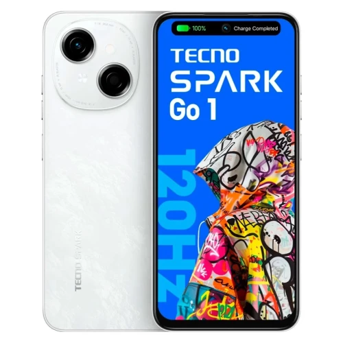 SMARTPHONE TECNO SPARK GO1 KL4 - DUAL SIM - 3 + 3GB EXTENDED - 64GB - 6,67" 120HZ IPS - 13MPXL - 5000 MAH 