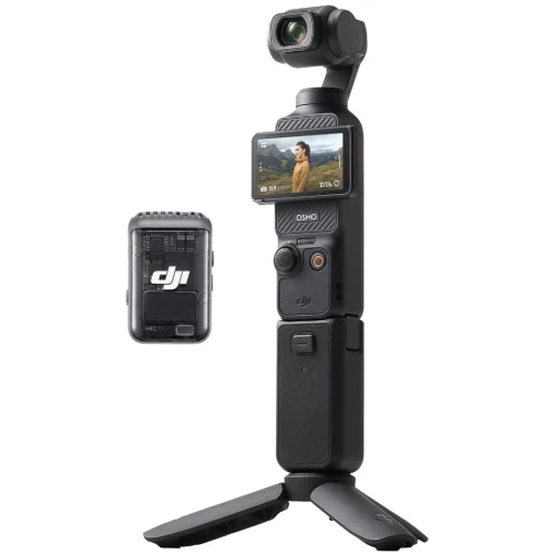 DJI OSMO POCKET 3 CREATOR COMBO - 4K 60 FPS - 2" OLED - MICRO SD -  4X ZOOM - CMOS - BLACK