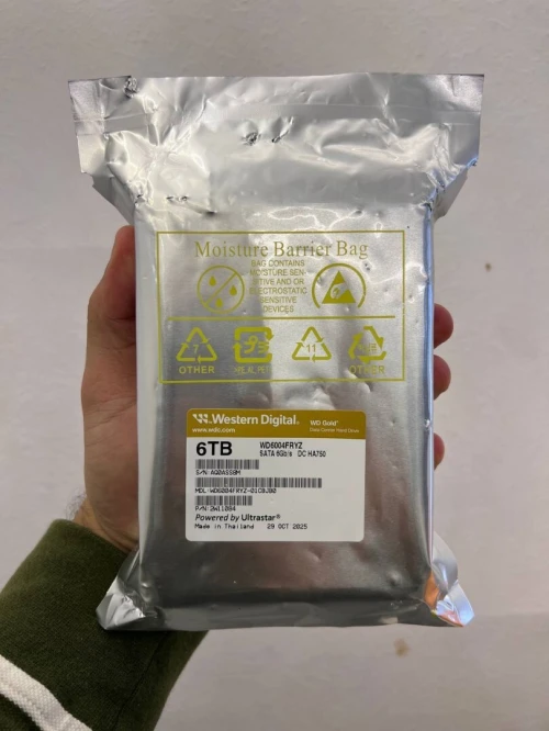 WD GOLD 6TB DATA CENTER - DISQUE DUR INTERNE 3.5" - 7200 RPM - 512MB CACHE - SATA 6GB/S - WD6004FRY