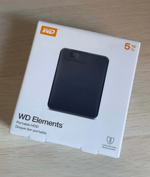 WD ELEMENTS PORTABLE 5TO HDD - DISQUE DUR EXTERNE 2.5" PORTABLE - USB 3.0 - NOIR - BLACK