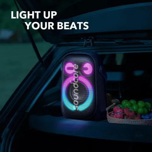 SOUNDCORE BY ANKER RAVE NEO 2 - ENCEINTE PORTABLE - BLEUTOUTH - STÉRÉO - RGB - ÉTANCHÉITÉ