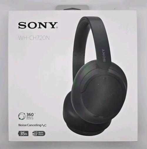 SONY WH-CH720N - CASQUE SANS FIL - BLUETOOTH - AUTONOMIE 50H - NC - COMMANDES & MICRO - USB-C - NOIR