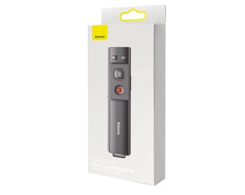 Baseus Orange Dot avec câble de type C  Laser rouge de présentateur sans fil