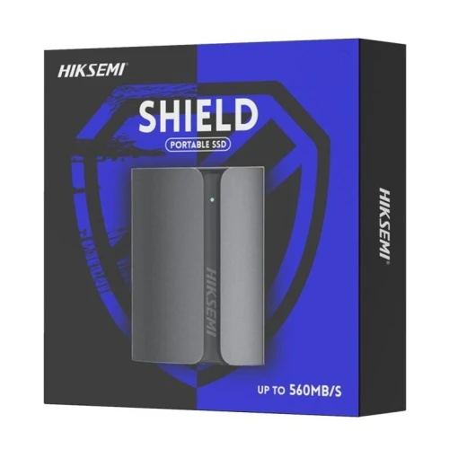 HIKSEMI SHIELD 2TB - SSD PORTABLE EXTERNE - USB 3.2 TO TYPE-C - 560 MB/S - LED- PLUG & PLAY -BLACK