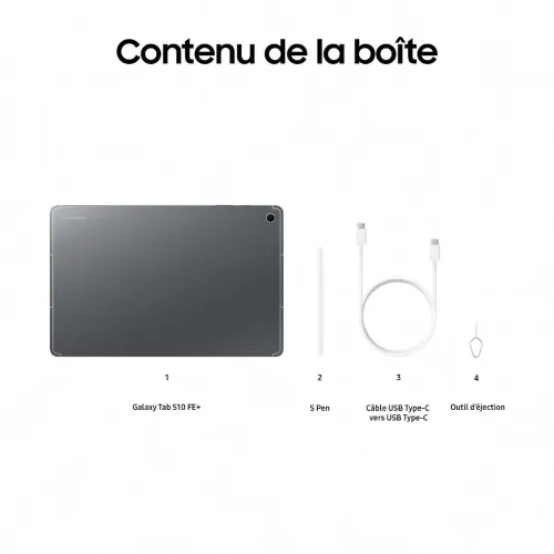 SAMSUNG GALAXY TAB S10 FE PLUS 5G - 8GB -128GB - 13.1" 10090 mAh - 13 MPXL - BLISTER - 5000 MHA SM-X626B