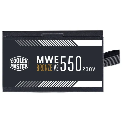 COOLER MASTER MWE 550W V2 - ALIMENTATION 80 PLUS BRONZE - DC TO CD - ATX12V - 2 X PCI-E 6 - NOIR