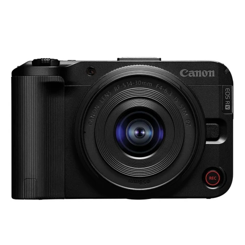 CANON EOS R50 V - APPAREIL PHOTO HYBRIDE 4K + OBJECTIF RF-S 14-30MM - F/4-6.3 IS STM PZ - 24.2 MLPXL - WIFI - LCD - BLACK