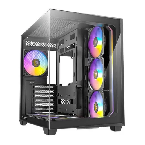 ANTEC C5 ARGB - BOÎTIER MOYEN TOUR - VERRE TREMPÉ - GAMING PANORAMIQUE ARGB - DOUBLE CHAMBRE - VERRE TREMPÉ 270 - USB TYPE-C - BLACK
