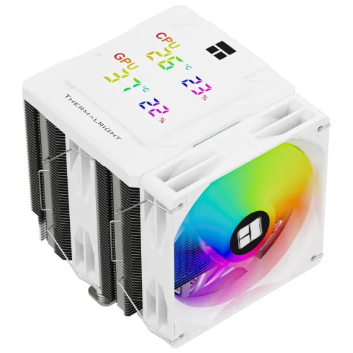 THERMALRIGHT PEERLESS ASSASSIN 120 DIGITAL - AIRCOOLING 120MM - DOUBLE TOUR - ÉCRAN DIGITAL - WHITE