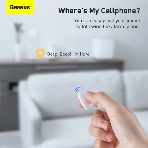 BASEUS T2 PRO SMART DEVICE TRACKER - BLUETOOTH 5.0 - ALARM  - PORTABLE  - ANDROID & IOS