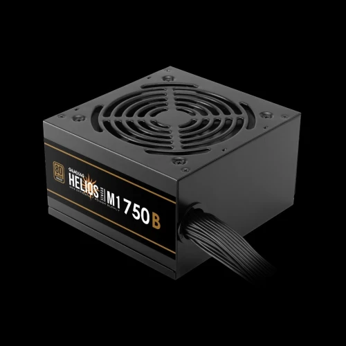 GAMDIAS HELIOS M1-750B - ALIMENTATION 750W - 80 PLUS BRONZE - ATX12V V2.4 - FAN SILENCIEUX - BLACK