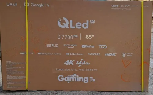 IRIS GAMING TV Q7700 PRO 65" - 4K 144Hz - GOOGLE TV - DOLBY - EYE CARE - MEMC - FIND MY REMOTE -HDMI 