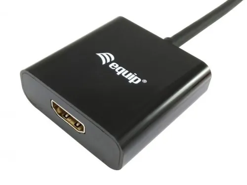 EQUIP ADAPTER 133434 - MINI DISPLAYPORT MALE TO HDMI FEMALE - DP 1.1 - 1920 x 1080 - BLACK