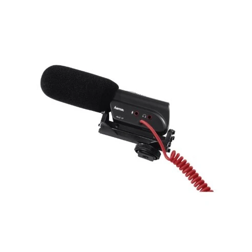 HAMA RMZ-18 - MICROPHONE DIRECTIONNEL ZOOM - CAMÉSCOPE & DSLR - SUPERCARDIOÏDE - JACK 3.5MM - NOIR