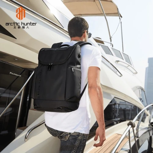 ARCTIC HUNTER B00465 - SAC À DOS 15,6" - 25L - POLYESTER IMPERMÉABLE - DOCUMENT & LAPTOP - ETANCHE