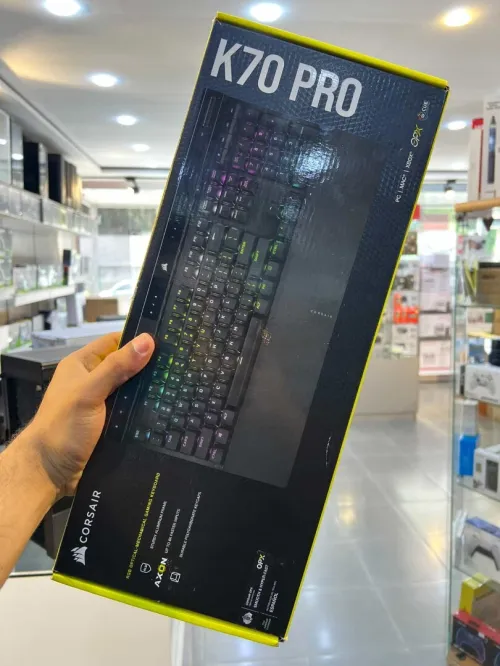 CORSAIR K70 PRO RGB - CLAVIER MECHANIQUE - CHERRY MX SPEED SILVER - ANTI-GHOSTING - 8000HZ - BLACK