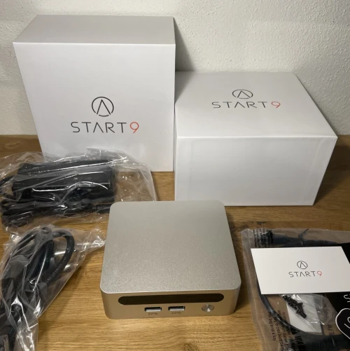 SERVEUR ONE START 9 - RYZEN 7 5825U - 32G DDR4 - 4T SSD - STARTOS - USB-C - RJ45 -HDMI - SLIVER