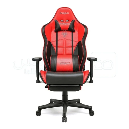 KIROGI SIÉGE GAMING 2076 XL - ACCOUDOIR 5D - REPOSE-PIEDS - ROTATION À 360 - ERGONOMIQUE - ROUGE