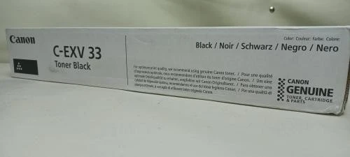 CANON C-EXV 33 Noir - Toner Laser d'origine Haute Qualité - Originale - 
