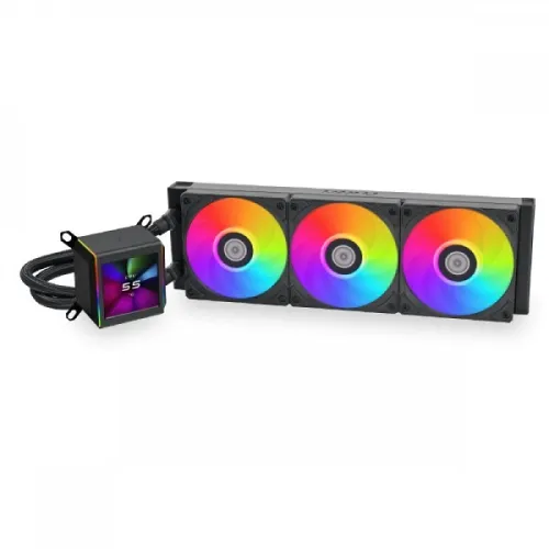 LIAN LI GALAHAD II TRINITY SL-INFINITY 360 - WATERCOOLING 360MM - ARGB - LCD - INTEL & AMD - BLACK