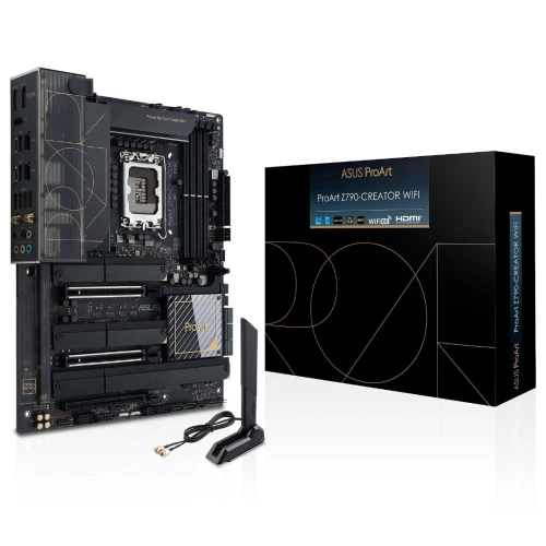 ASUS PROART Z790-CREATOR WIFI - CARTE MÈRE ATX SOCKET LGA1700 - 4X DDR5 - M.2 PCIe 4.0 - PCI-EXPRESS 5.0 X16 - WIFI 6E - BLUETOOTH 5.3