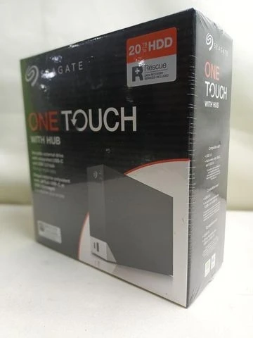 SEAGATE ONE TOUCH HUB 20TO HDD - DISQUE DUR - EXTERNE DE BUREAU - USB 3.2 GEN1 - BLACK