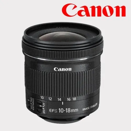 CANON EF-S 10-18MM F/4.5-5.6 IS STM - OBJECTIF ULTRA GRAND - STABILISATEUR - ZOOM STM LENS - BLACK 