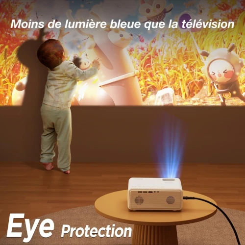 IZEEKER IPL320 - VIDEOPROJECTEUR PORTABLE 12000 LUMENS 1080P - BLUETOOTH - HOME CINÉMA  -HDMI USB  