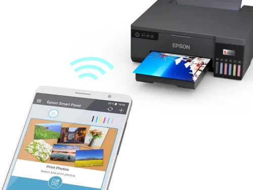 EPSON ECOTANK L8050 - IMPRIMANTE MONOFONCTION COULEUR - WIFI - USB - RÉSERVOIRS RECHARGEABLES - BLACK