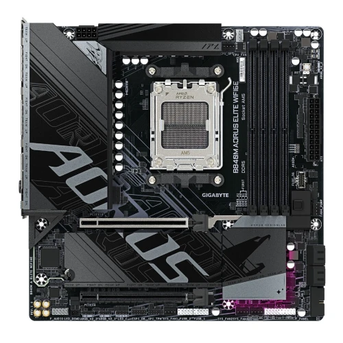 GIGABYTE B840M AORUS ELITE WIFI 6E - CARTE MÈRE MICRO ATX -  SOCKET AM5 - 4X DDR5 - M.2 4.0 - BLACK