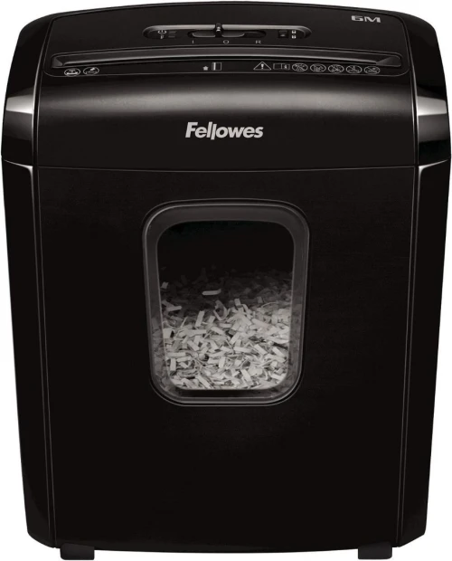 FELLOWES DESTRUCTEUR DE DOCUMENTS 6M COUPE MINI-CUT P4 - 13 LITRES - MÉCANIQUE - CORBEILLE À PAPIER