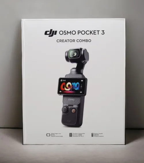DJI OSMO POCKET 3 CREATOR COMBO - 4K 60 FPS - 2" OLED - MICRO SD -  4X ZOOM - CMOS - BLACK