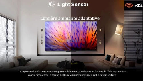 TV IRIS 55" Q7030 UHD 4K - QLED+ Smart GOOGLE TV ANDROID - 55 POUCES - WIFI - 60 Hz -Ethernet -HDMI