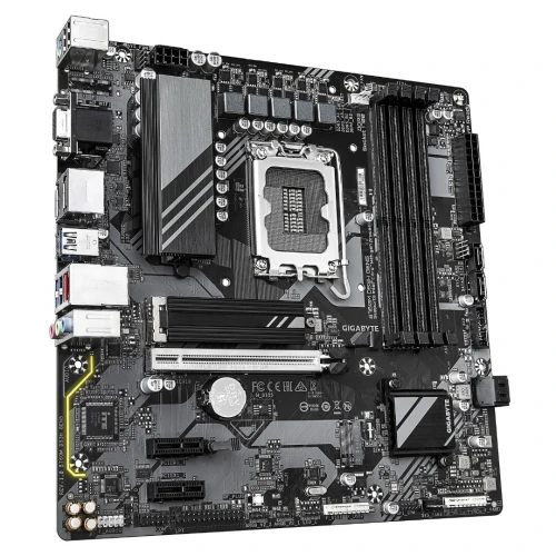 GIGABYTE B760M DS3H GEN5 - CARTE MÈRE MICRO ATX - SOCKET LGA 1700 - 4 X DDR5 - 1 X PCIE 5.0 X16 - 2 X M.2 PCIE 4.0 NVME - LAN 2.5GBE - USB 3.1 - BLACK