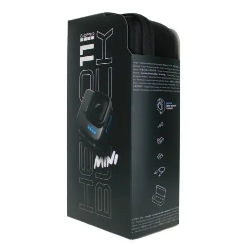 GOPRO HERO11 BLACK MINI 5.3K - WI-FI - BLUETOOTH - ÉTANCHE - HYPERSMOOTH 5.0 - RALENTI 8X - FIXATION