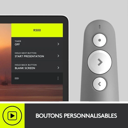 Logitech R500s - Télécommande de présentation - 3 boutons