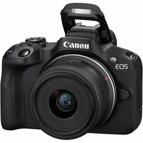 CANON EOS R50 - APPAREIL PHOTO HYBRIDE 4K + OBJECTIF RF-S 18-45MM STM - 24,2 MLPXL - WI-FI - LCD - BALCK