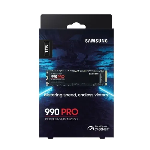 SAMSUNG 990 PRO 1TO - SANS HEATSINK - SSD NVME M.2 - PCIE 4.0 - 7450 MO/S