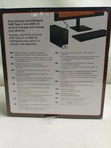 SEAGATE ONE TOUCH HUB 14TO HDD - DISQUE DUR - EXTERNE DE BUREAU - USB 3.2 GEN1 - BLACK