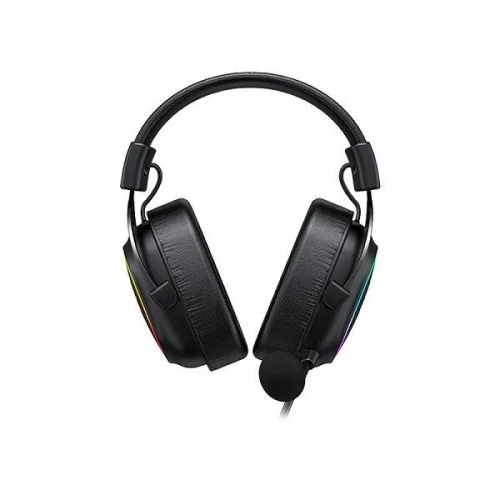 HAVIT GAMENOTE H2002P BLACK - CASQUE GAMING FILAIRE USB 7.1 - SON SURROUND - MICROPHONE FLEXIBLE - RGB - CONFORTABLE - BLACK