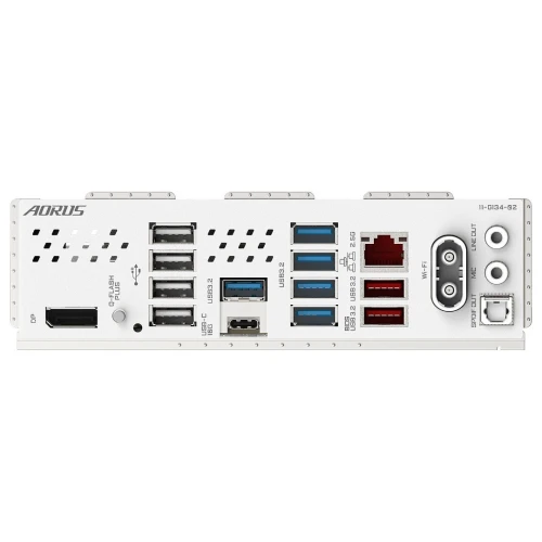 GIGABYTE B850 AORUS ELITE WIFI7 ICE - CARTE MÈRE ATX - SOCKET AM5 - 4 x DDR5 - 1 x PCIe 5.0 X16 - 3 x M.2 NVMe - WIFI 7 - BLUETOOTH 5.4 - LAN 2.5GBE - USB 3.2 - WHITE