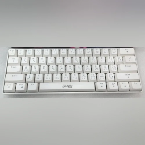 JEDEL KL-61 - CLAVIER GAMING MÉCANIQUE SANS FIL - RED SWITCH - RGB - ANTI-GHOSTING - 60% - QWERTY