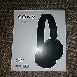 SONY WH-CH520 - Casque Bluetooth Sans Fil-Micro intégré - jusqu'à 50H d'autonomie et Charge Rapide -