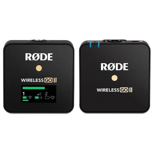 RODE WIRELESS GO II SINGLE - MICROPHONE SANS FIL - PORTÉE 70M - 3,5 mm - PHONES & CAMERA - BLACK 