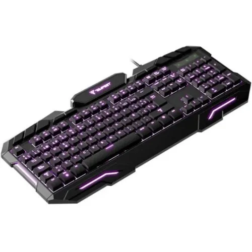 TEMPEST K8 RADIANCE RGB - CLAVIER GAMING RÉTROÉCLAIRÉ - ANTI-GHOSTING - 3 COULEURS LED - BLACK