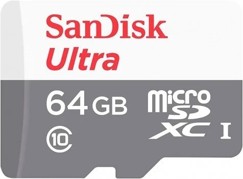 SanDisk Ultra MicroSDXC 64 GB Carte Mémoire HC Classe 10 UHS I Jusqu'a 100 Mb/S